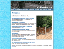 Tablet Screenshot of collinsfactor.com